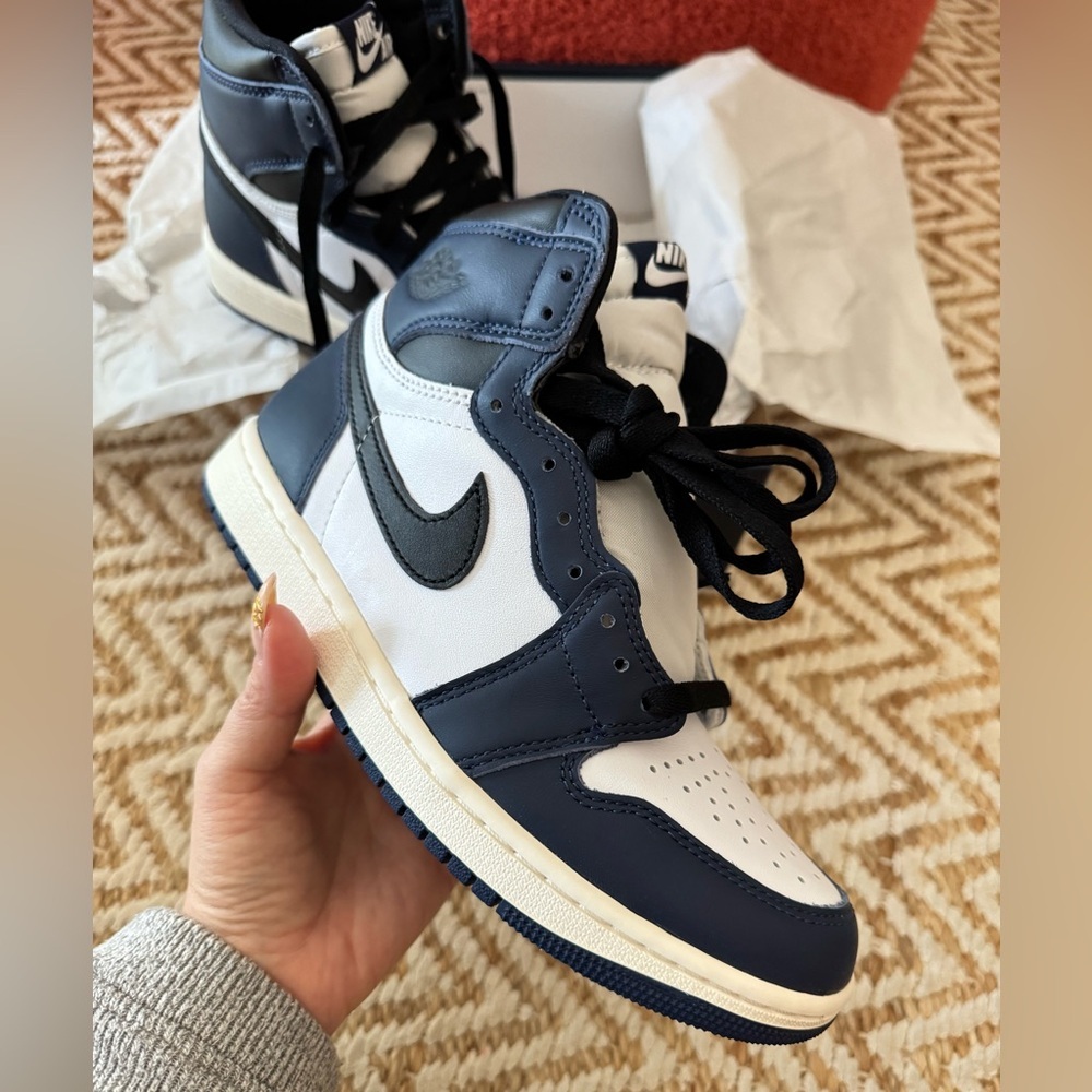 Jordan 1 Retro High OG Midnight Navy/Black White, Brand new in box